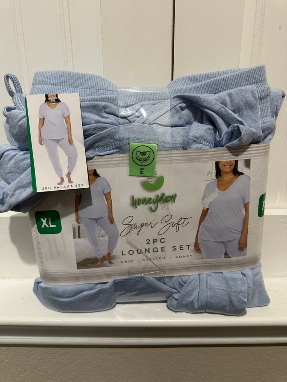 Honeydew Intimates Light Blue Super Soft 2pc Lounge Set